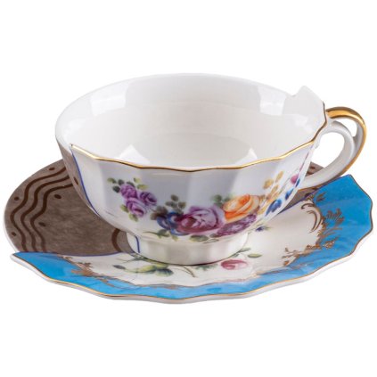 Chávena de chá com pires HYBRID KERMA, Seletti