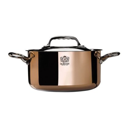 Panela PRIMA MATERA 24 cm, 5,7 l, para indução, cobre, de Buyer