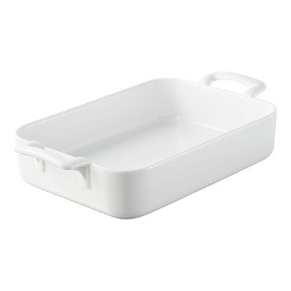 Assadeira de vidro BELLE CUISINE 1,7 l, branco, retangular, REVOL