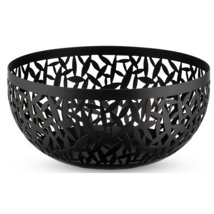 Fruteira CACTO! 21 cm, preta, Alessi