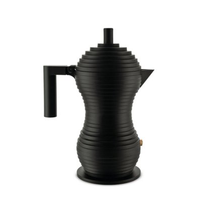 Máquina de café de fogão PULCINA 70 ml, preta, Alessi