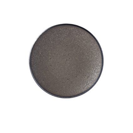 Prato para aperitivos EARTH BLACK 20 cm, MIJ