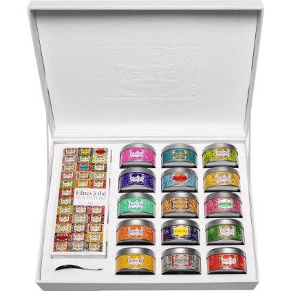 Serviço de chá THE COLLECTION, com filtros e colher, Kusmi Tea