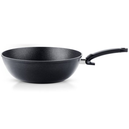 Wok ADAMANT 30 cm, cor preta, alumínio, Fissler
