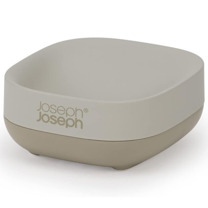 Saboneteira SLIM 70577 8 cm, cor cru, plástico, Joseph Joseph