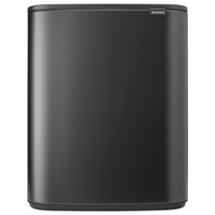Caixote de lixo com sensor BO TOUCH BIN 2x 30 l, cor cinzento-escuro, aço, Brabantia