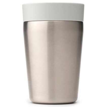 Caneca térmica MAKE & TAKE 200 ml, cor cinzento-claro, aço, Brabantia