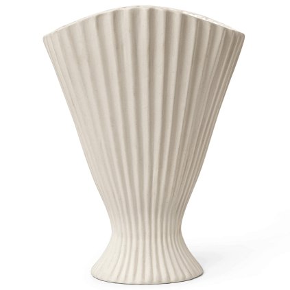 Vaso FONTE 30,5 cm, branco, faiança, firme LIVING