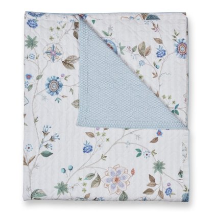 215271 prehoz pres postel flores bailando 220 x 260 cm bila bavlneny perkal moooi