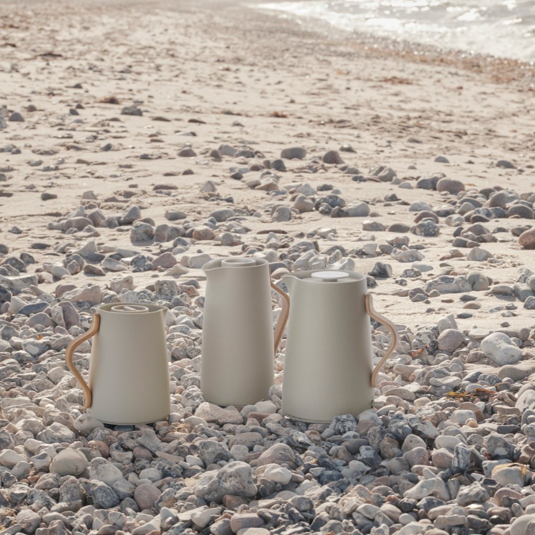 Jarro a vácuo EMMA 1 l, para chá, cor areia, aço inoxidável, Stelton