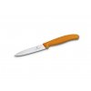 Faca para legumes 10 cm, laranja, Victorinox