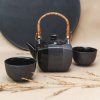 Conjunto de bule e chávenas GUNMETAL, 5 peças, MIJ