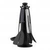 Conjunto de utensílios de cozinha ELEVATE, com suporte giratório, preto, Joseph Joseph