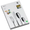 Conjunto de talheres infantil, 4 peças, anões, WMF