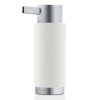 Dispensador de sabonete líquido ARA, aço inoxidável mate/branco, Blomus