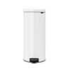 Caixote do lixo com pedal NEWICON 30 l, branco, Brabantia