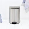 Caixote do lixo com pedal NEWICON 20 l, aço mate, Brabantia