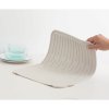Tabuleiro para escorrer louça, cinzento claro, silicone, Brabantia