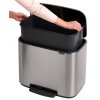 Caixote do lixo com pedal BO 36 l, aço mate, Brabantia