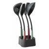 Utensílios de cozinha, conjunto de 5 unidades, com suporte, multicor, Brabantia