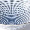 Tigela de ramen RADIATING LINES BLUE & WHITE 25 cm, 900 ml, MIJ