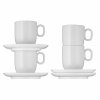 Chávena de café com pires BARISTA, conjunto de 2 unidades, branca, WMF