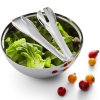 Saladeira com talheres de salada 25 cm, aço inoxidável, Philippi