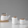 Conjunto de creme e açúcar NICOLA, conjunto de 2 unidades, branco, Viva Scandinavia