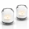 Suporte para velas ACORN conjunto de 2 unidades, vidro transparente, Eva Solo