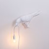 Candeeiro de parede BIRD LOOKING LEFT 33 cm, branco, Seletti