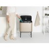 Caixote do lixo com tampa de pressão TOUCH BIN 3 x 11 l, champanhe, Brabantia