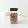 Pote para armazenar alimentos TASTY PLUS 1,6 l, cor cinza-escuro, plástico, Brabantia