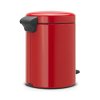 Caixote do lixo com pedal NEWICON 5 l, vermelho, Brabantia