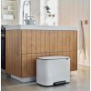 Caixote do lixo com pedal BO 36 l, branco, Brabantia