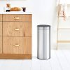 Caixote do lixo com tampa de pressão TOUCH BIN NEW 30 l, aço mate, Brabantia