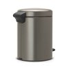 Caixote do lixo com pedal NEWICON 5 l, platina, Brabantia