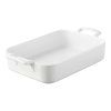 Assadeira de vidro BELLE CUISINE 1,7 l, branco, retangular, REVOL