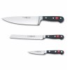 Conjunto de facas CLASSIC, 3 peças, com faca de pão, Wüsthof