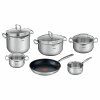 Jogo de panelas DUETTO+, conjunto de 10 unidades, Tefal