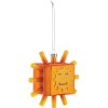 Ornamento para árvore de Natal CUBIK SUN, dourado, Alessi