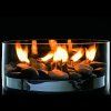 Lâmpada a óleo FIRE 23 cm, de mesa, prata, Philippi