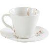 Chávena de café com pires KINTSUGI 3, branca, Seletti