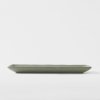Prato de servir GREEN FADE 29,5 x 12 cm, retangular, cor verde, MIJ