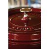 Pote redondo, preto O 22 cm Staub