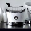 Torradeira VOLO 32 cm, cor prata, aço inoxidável, Bugatti
