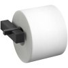 Suporte para papel higiénico CARVO 16 cm, cor preta, aço inoxidável, Zack