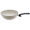 Wok CERATAL 30 cm, cor bege, alumínio, Fissler