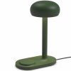 Candeeiro de mesa EMENDO 29 cm, com carregador sem fios Qi, cor verde esmeralda, Eva Solo