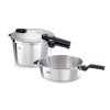 Panela de pressão VITAQUICK PREMIUM, conjunto de 2, 4,0 l + 8,0 l, Fissler
