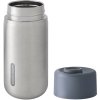 Caneca de viagem 340 ml, cor cinzenta, aço inoxidável, Black+Blum